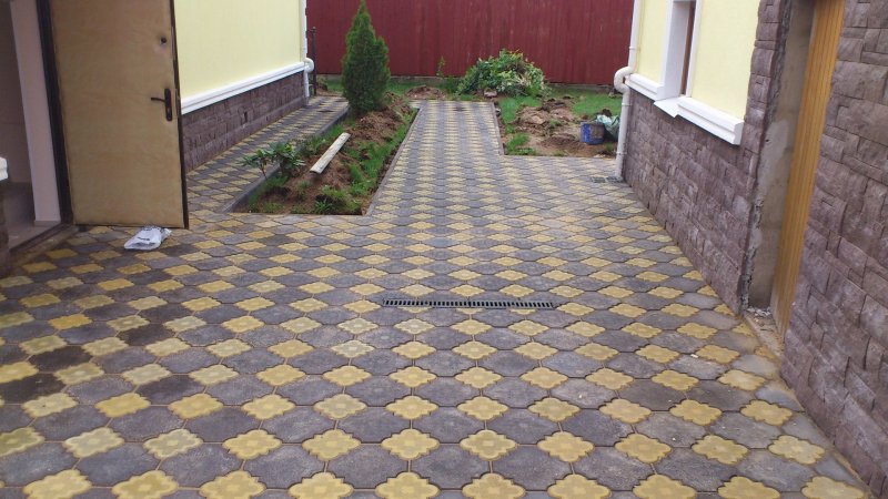 Тротуарная плитка коттедж