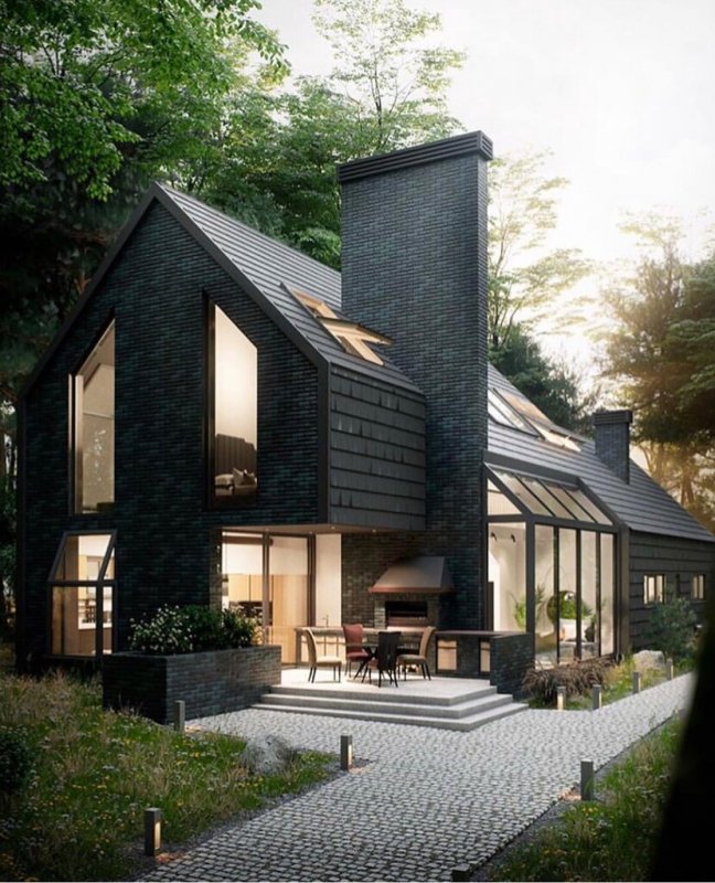 Барн хаусы Barn House кирпичный