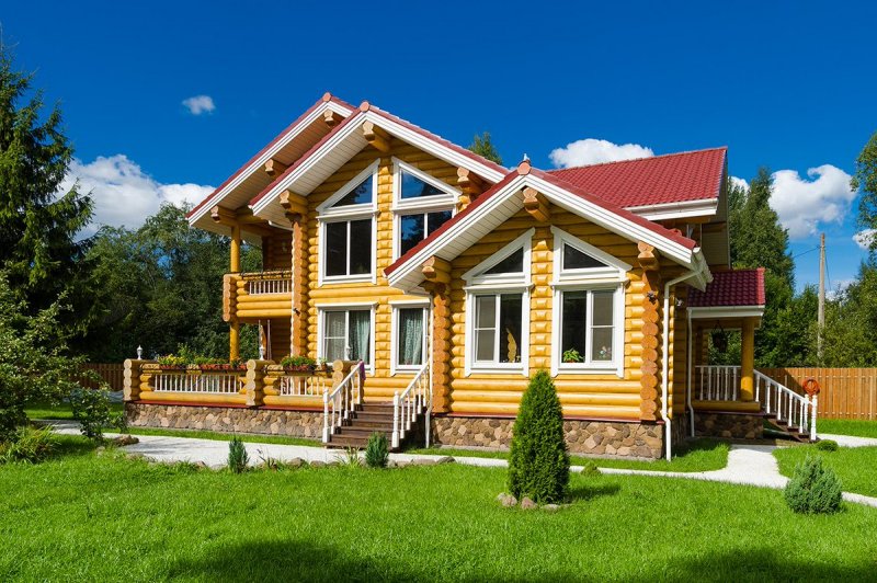 Дм из оцилиндрованного бревна