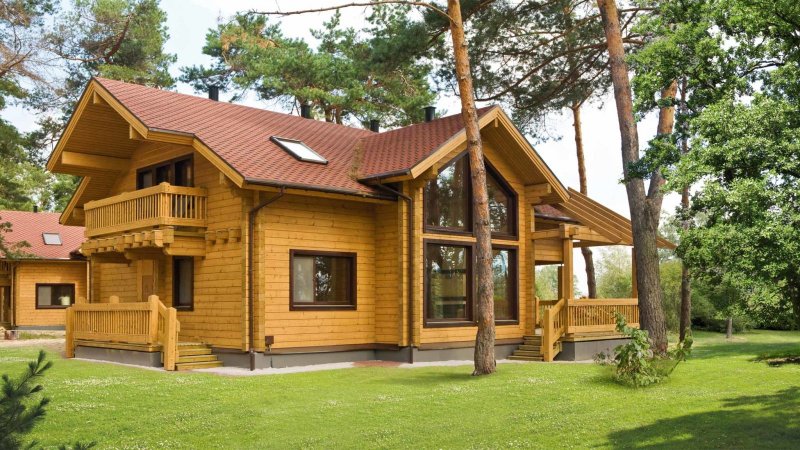 Дом из клееного бруса Саарланд
