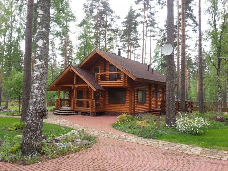Загородный дом с баней