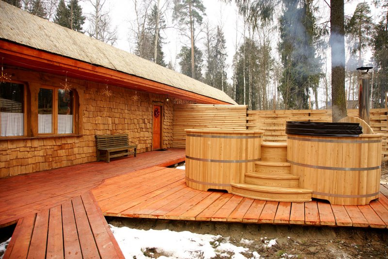 Банный комплекс с террасой