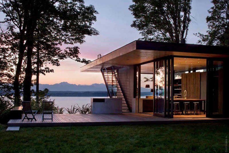 Tiny House плоская крыша
