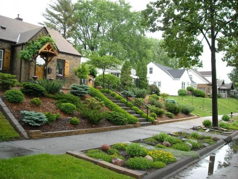 Скандинавский сад Front Yard