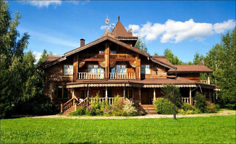 Русская изба усадьба Тагильское