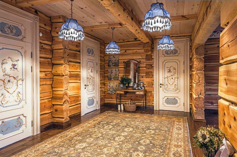 Интерьер дома в Старорусском стиле