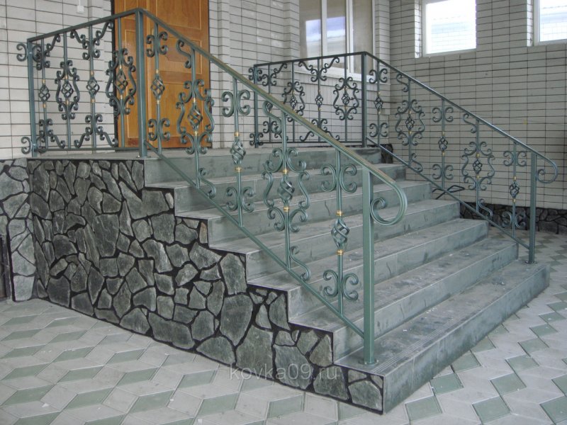 Перила кованые для крыльца Сварог