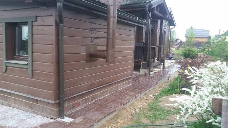 Клинкерная плитка для отмостки