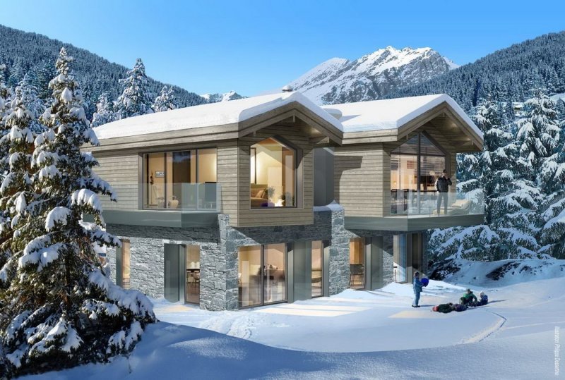 Стиль домов в Courchevel