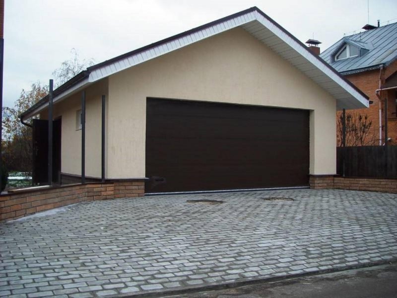 Крыша гаража круглые формы