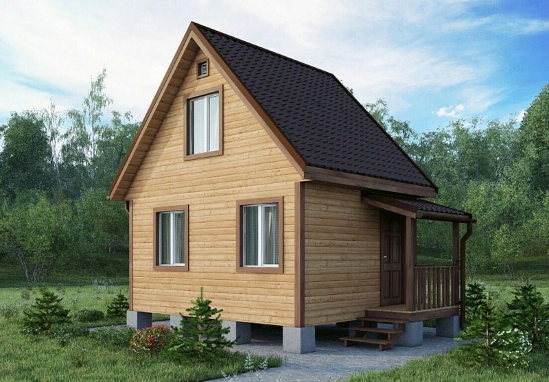 Каркасный дом 5х4
