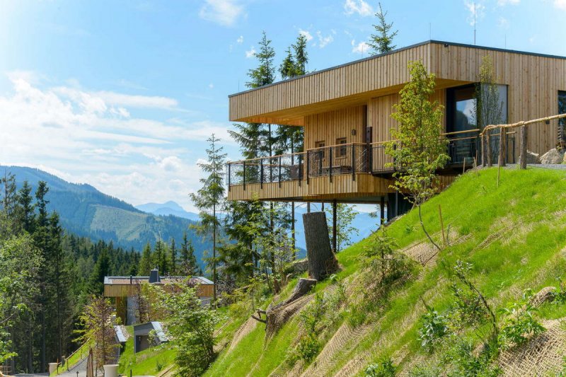 Viereck Architects энергоэффективные Шале в австрийских Альпах