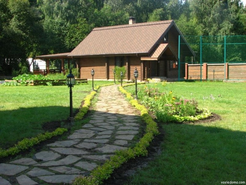 Планировка двора частного дома в деревне (39 фото)