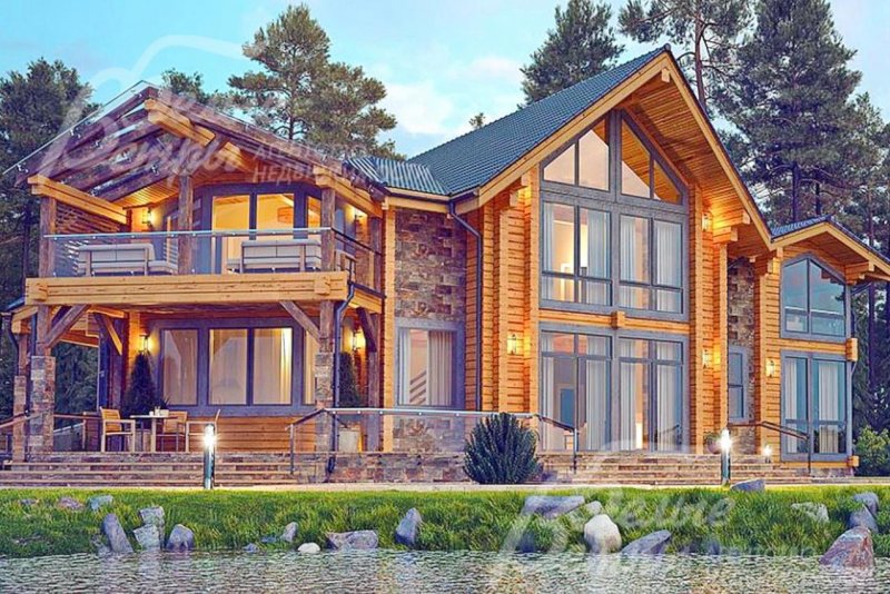 Дом из клееного бруса good Wood
