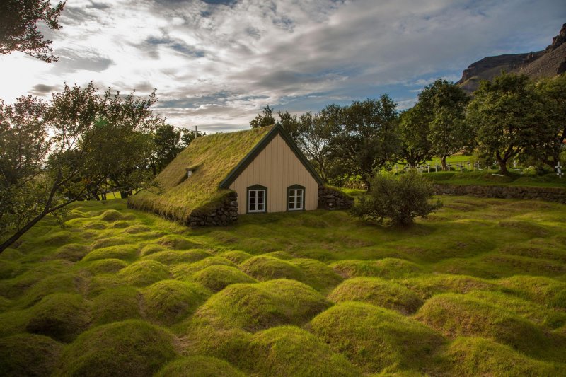Церковь Hofskirkja , Исландия