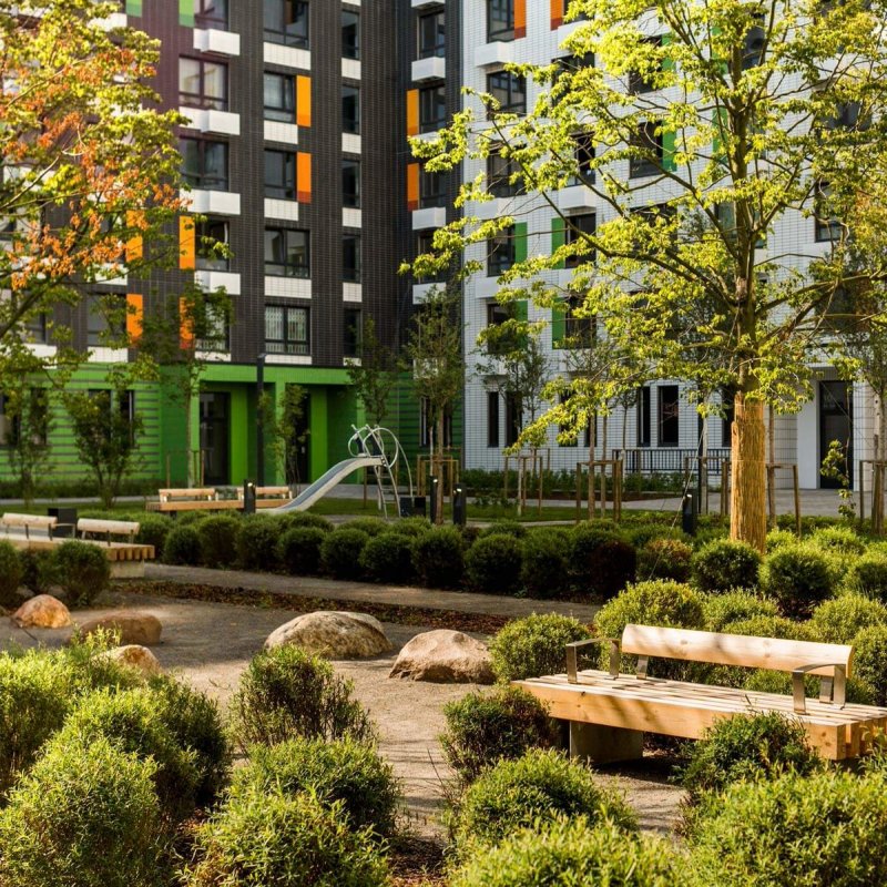 ЖК Green Park Москва двор