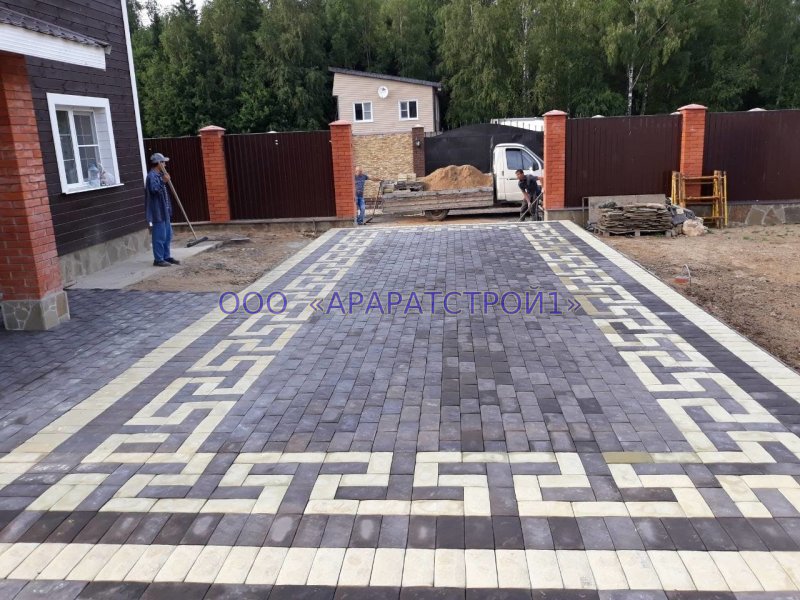 Тротуарная плитка для автомобиля