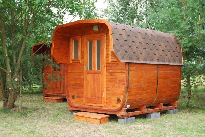 Кемпинговый домик бочка
