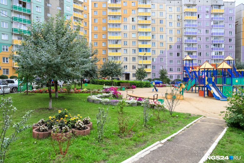 Двор многоэтажек
