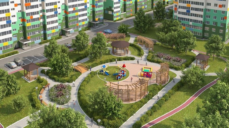 Благоустройство двора