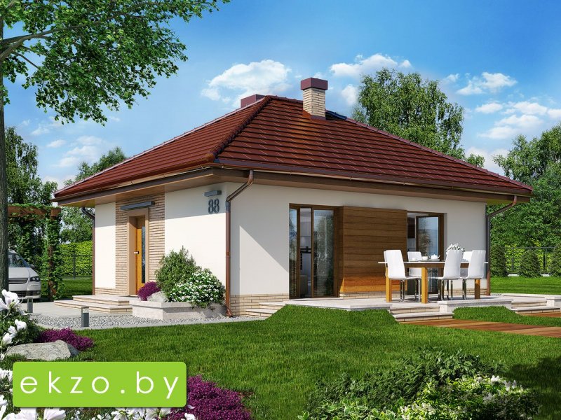 Современный дом 130 кв м