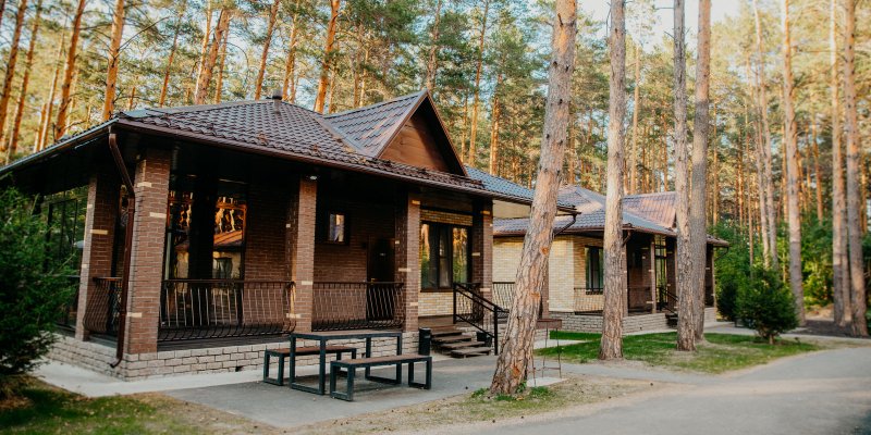 Барнхаус в Сосновом лесу