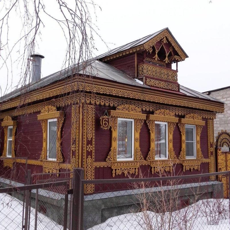 Кирпичные дома в русском стиле