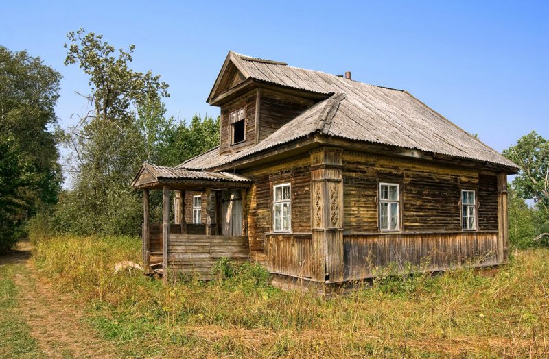 Старинный дом из сруба