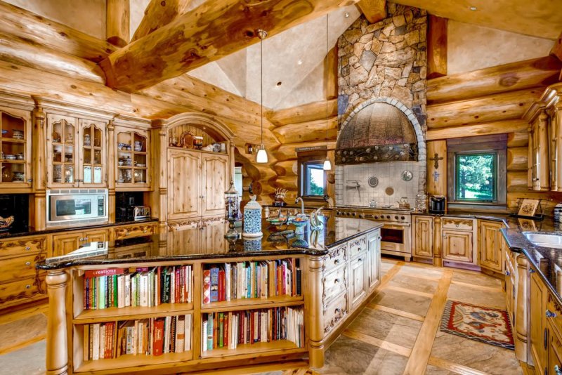 The old Pioneer log Cabins