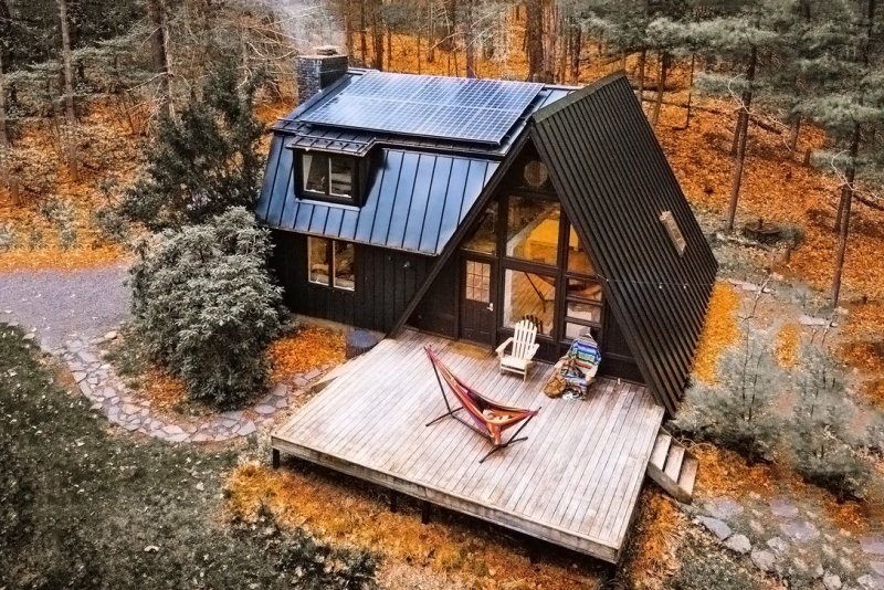 Каркасные креативные маленькие дома
