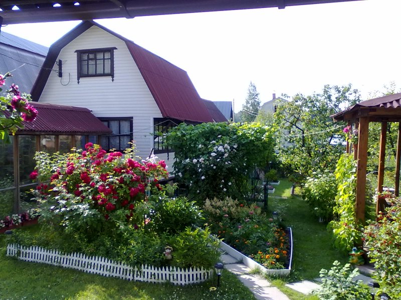 Красивые дачи на 6 сотках