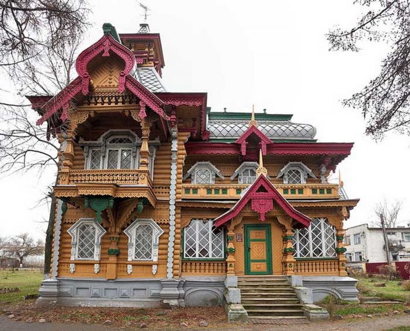 Интерьеры Бориса Дмитриева в стиле русская усадьба