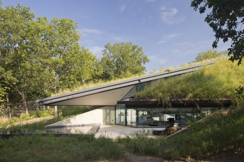 Edgeland House дом под землей