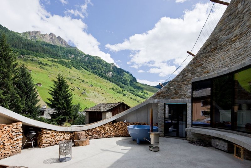 Villa Vals, Therme Vals, Switzerland