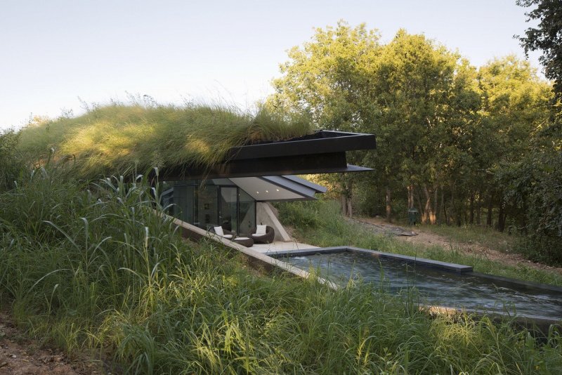Edgeland House дом под землей