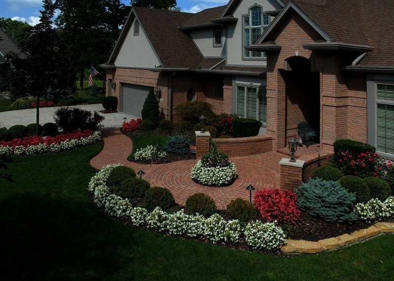 Скандинавский сад Front Yard