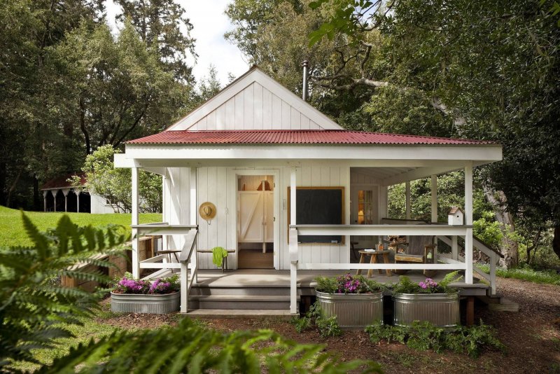 Tiny House одноэтажные с верандой