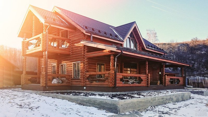 Срубы домов