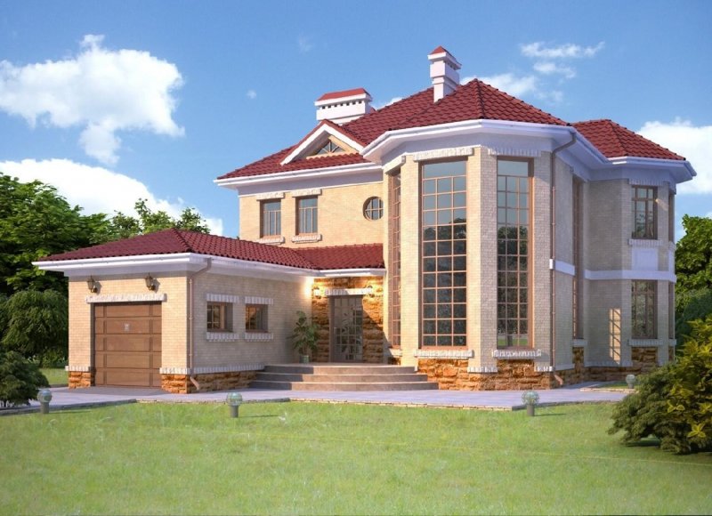 Элитный дом из кирпича