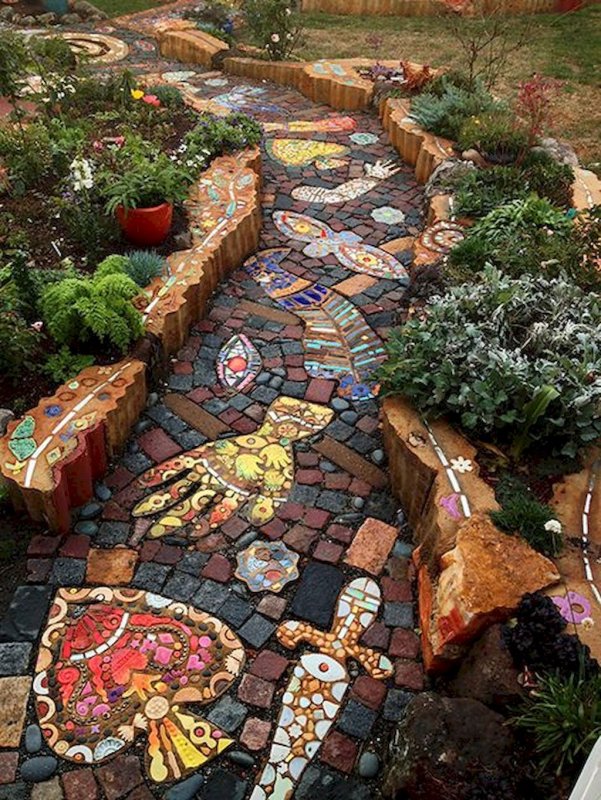 Украшения из битой керамики