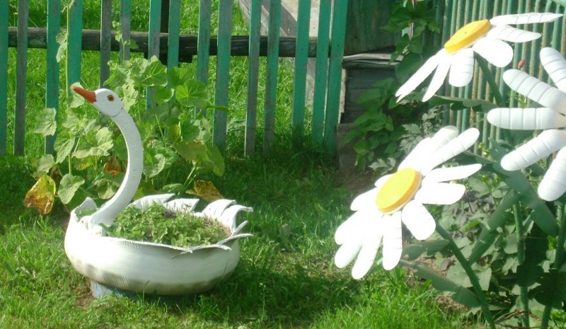Украшение дачного участка