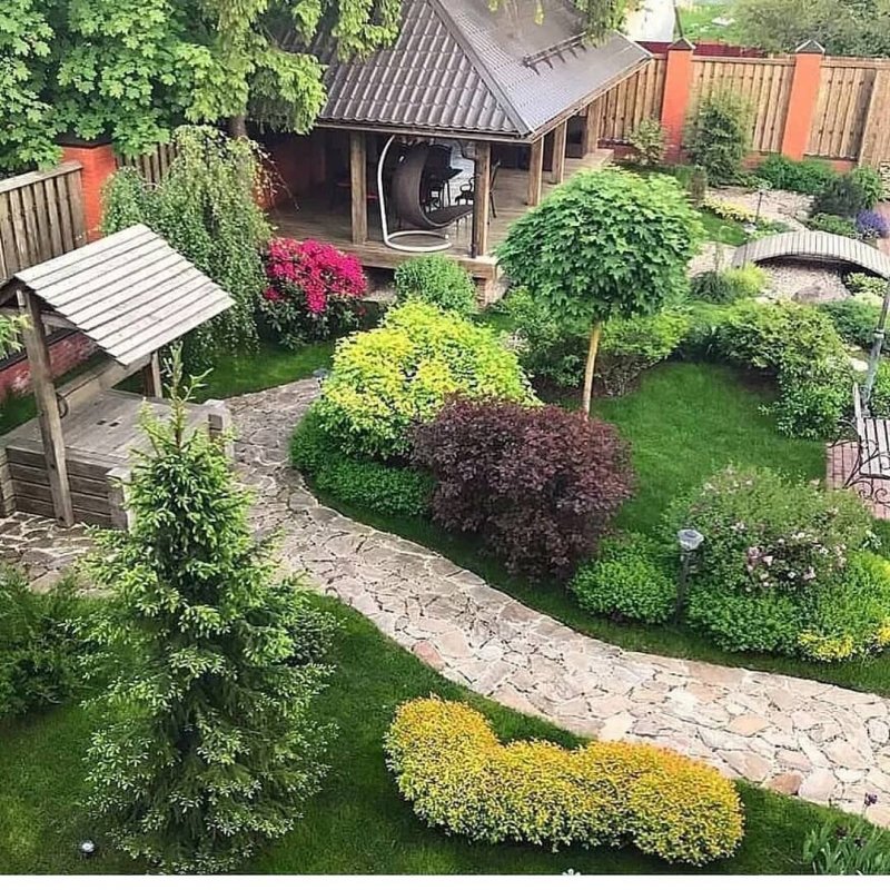 Дачный ландшафт