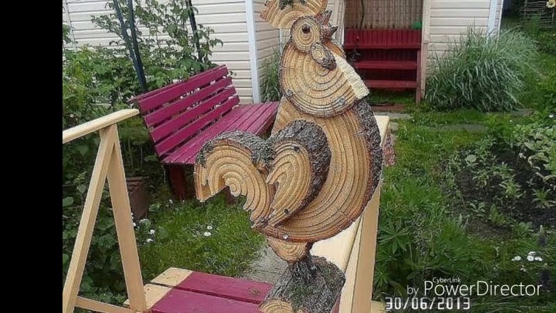 Украшения для сада из дерева