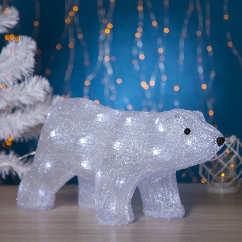 Фигура акрил. "Олень" 40х20х60 см, контр. С димером, 72 led, 220v