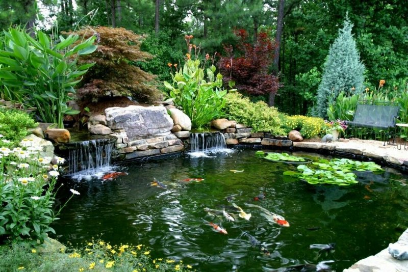 Красивые искусственные водоемы