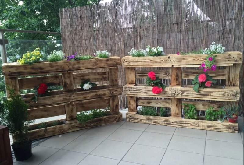 Мебель для сада из поддонов