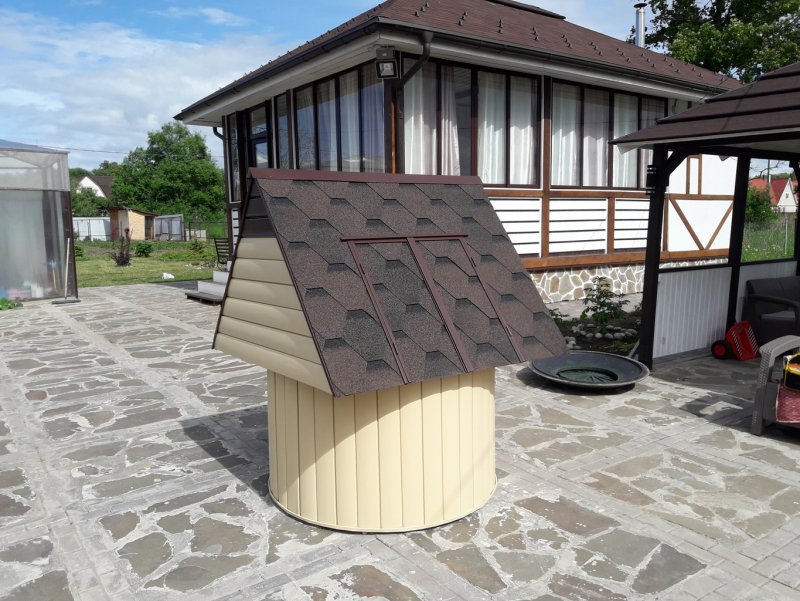 Крышки домики для колодцев