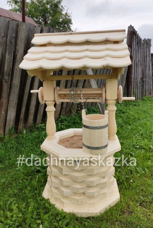 Колодец декоративный для сада