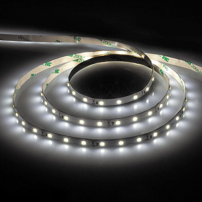 Led лента, ip20, smd2835/60-12v, w, (5м) белый