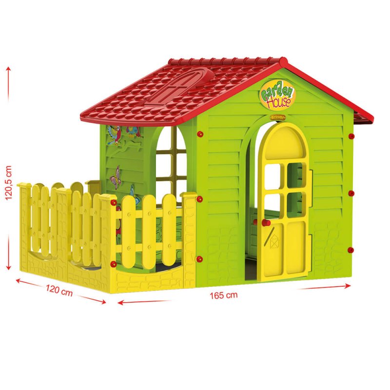 Домик Mochtoys с забором 10839